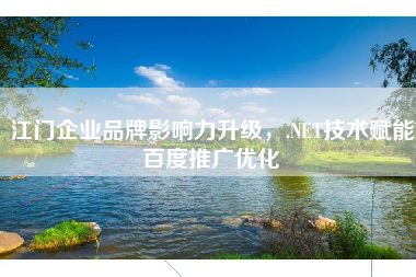 江门企业品牌影响力升级，.NET技术赋能百度推广优化