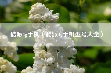 酷派4g手机（酷派4g手机型号大全）